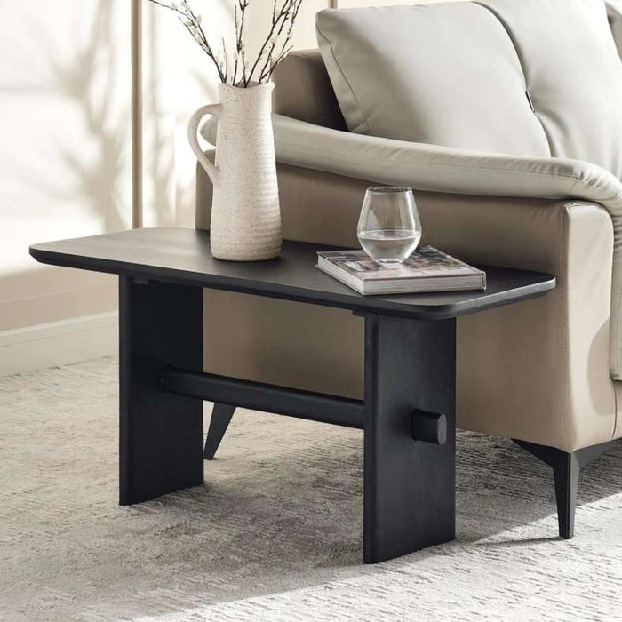 Stanton Sofa Corner End Table Wood - Black