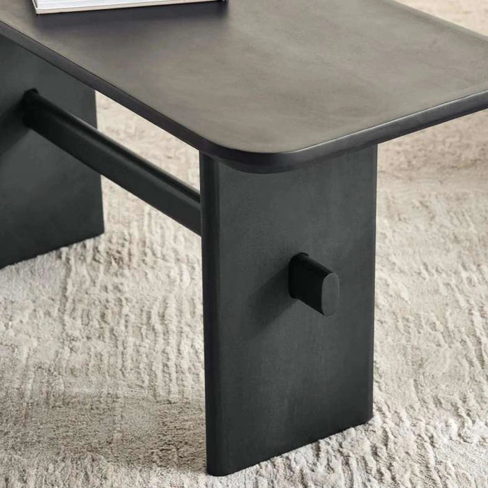 Stanton Sofa Corner End Table Wood - Black