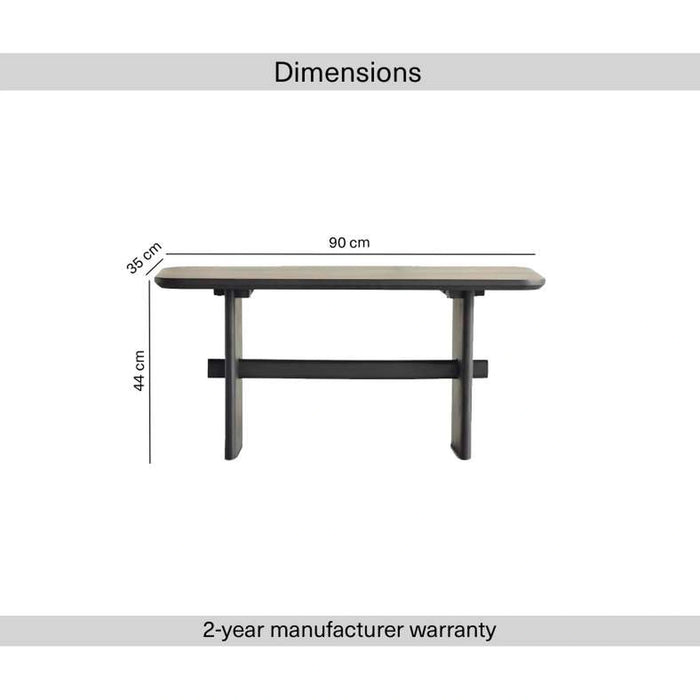 Stanton Sofa Corner End Table Wood - Black