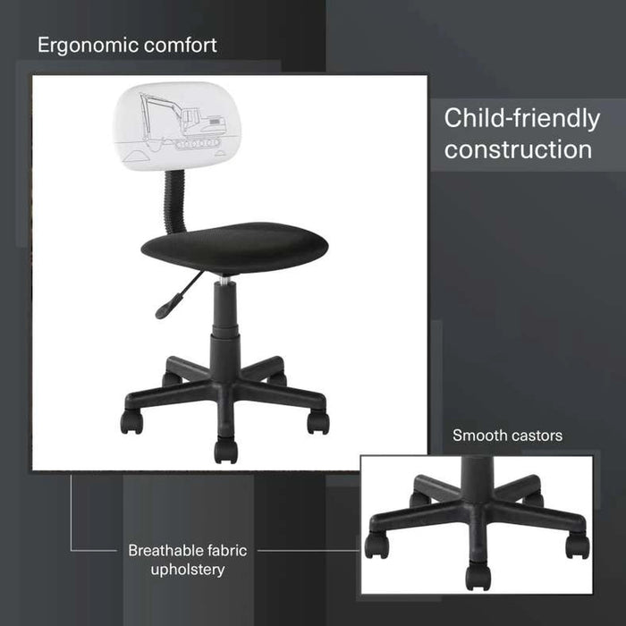 Star Kids Chair - Black