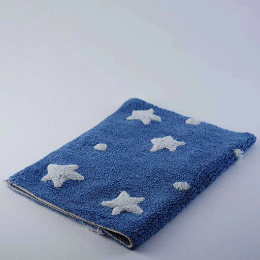 Star Tufted Bath Mat 50X80Cm - Blue PAN HOME
