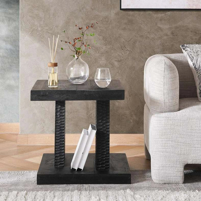 Stella End Table Wood - Black