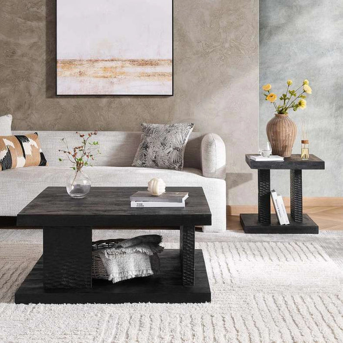 Stella End Table Wood - Black