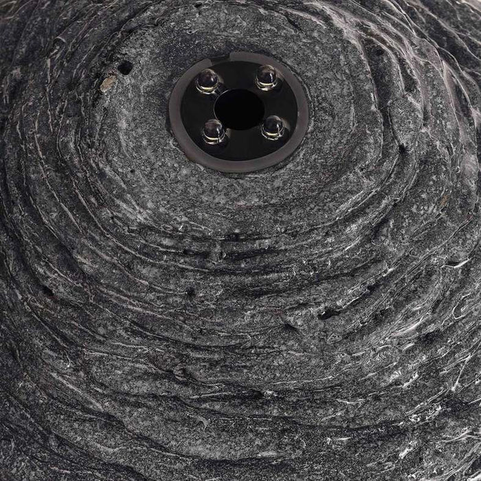 Sterling Grc Round Fountain With 10 Meter Wire And Stone Ball 43X43X39Cm - Dark Grey