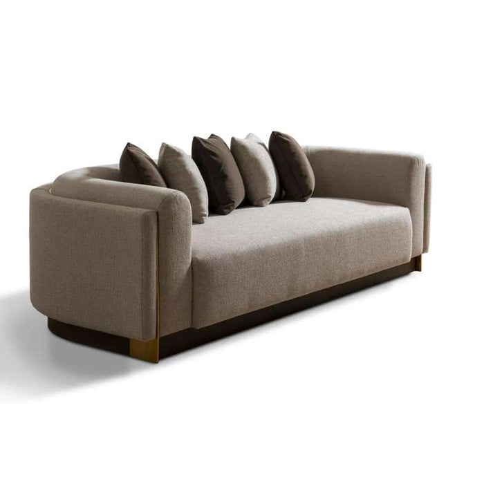 Stome 3 Seater Sofa-Beige