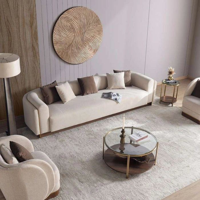Stome 5 Seater Sofa - Beige