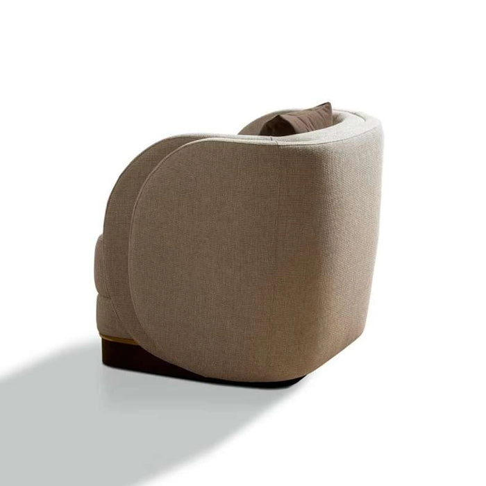 Stome Single Seater Sofa- Beige