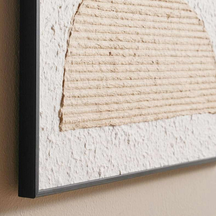 Stratus Textured Handmade Wall Art 40X60Cm - Natural