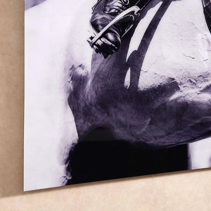 Strength Licensed Wall Art By David Soul 180X120Cm - Grey