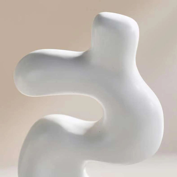 Strolls Ceramic Irregular Shape Figurine 9X3.5X17Cm - White
