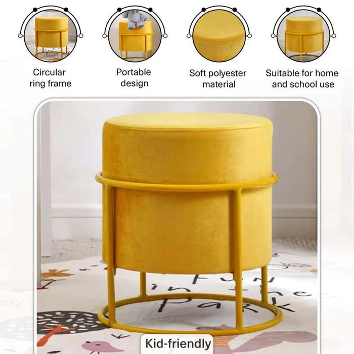 Stuart Portable Stool 36X36X40.5 cm -Yellow