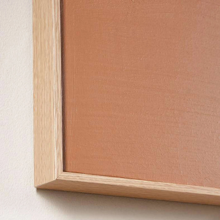 Stuck Hand Painted Canvas Wall Art 80X100Cm - Brown