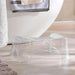 Sturdy Transparent Bathroom Stool-23-Clear Pan Home