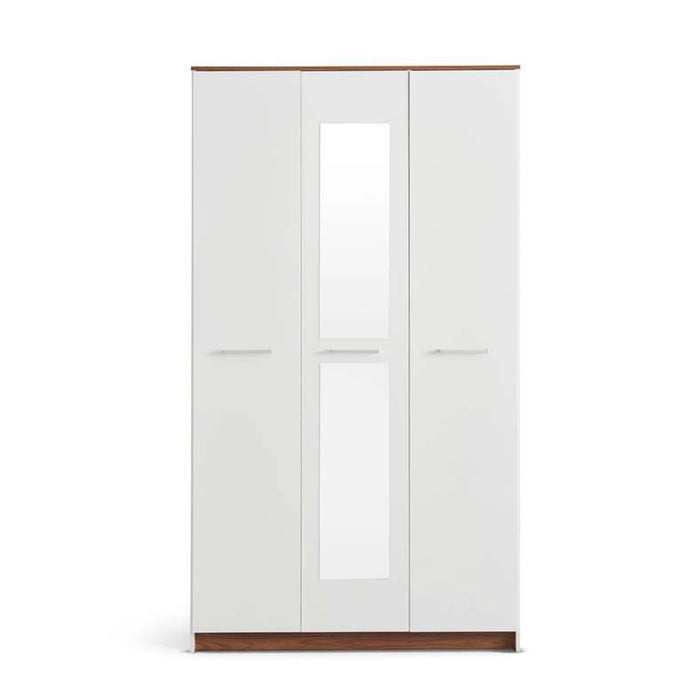 Sunrise 3 Door Wardrobe - White Gloss