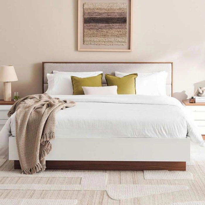 Sunrise Bed 180X200 cm - White Gloss Pan Home