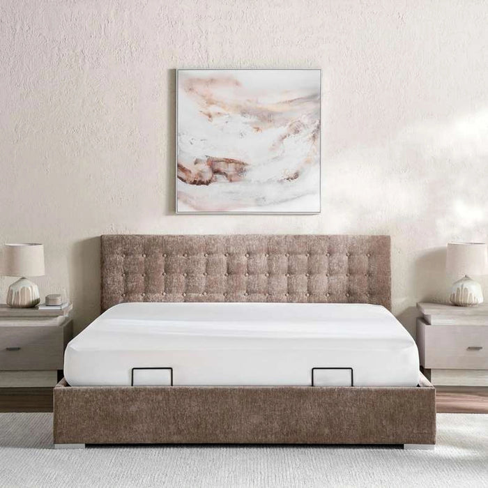 Sunrise King Bed 180X200 With Hydraulic Storage - Brown