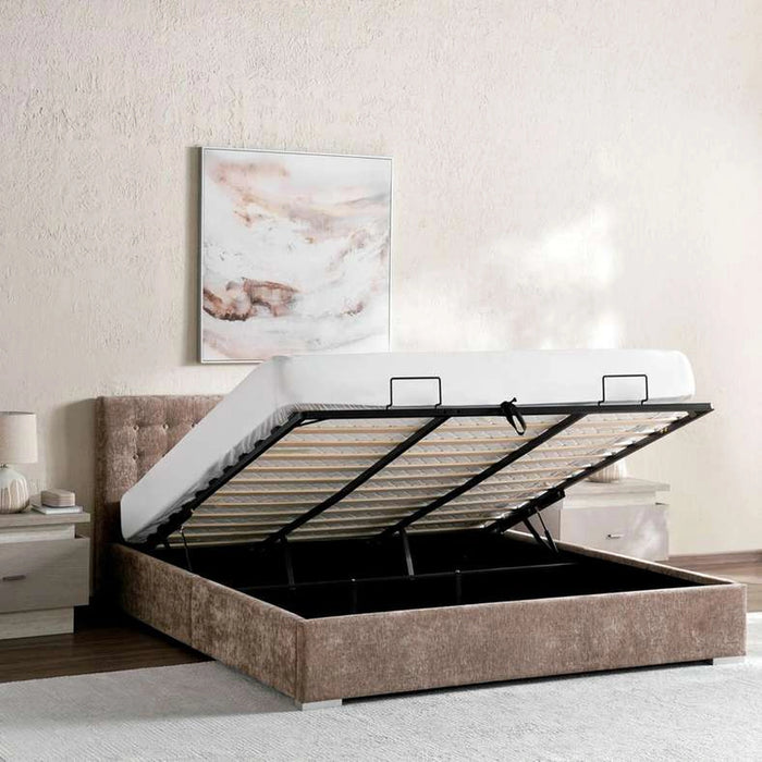 Sunrise King Bed 180X200 With Hydraulic Storage - Brown