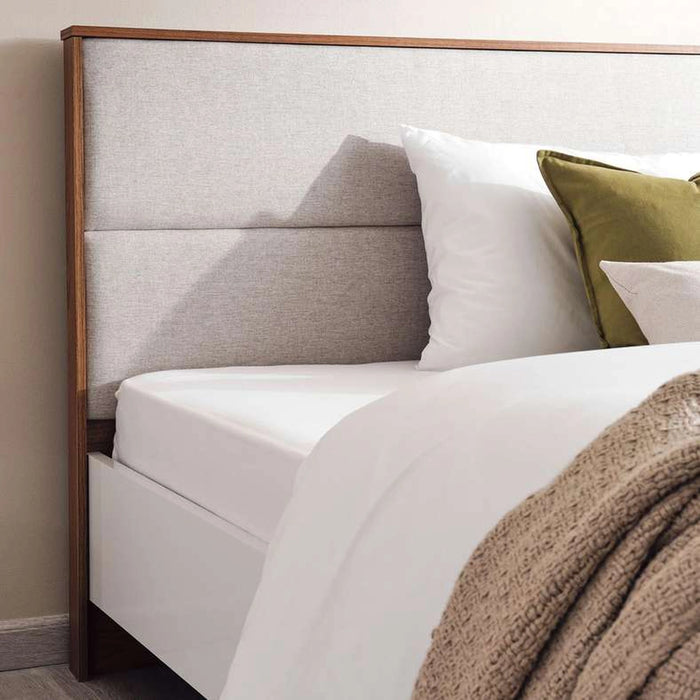 Sunrise Single Bed 120X200 cm - White Gloss