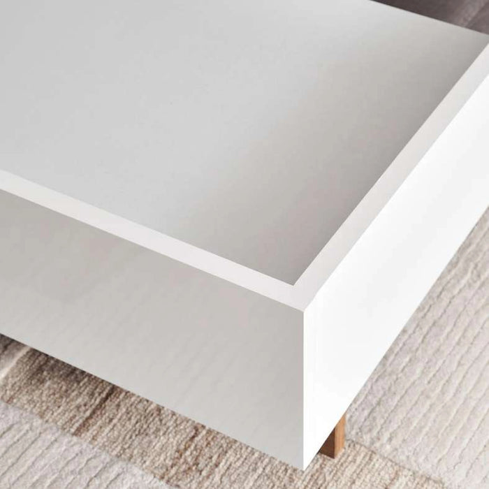 Sunrise Single Bed 120X200 cm - White Gloss