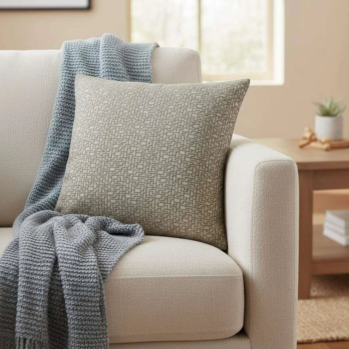 Sunset Maze Indoor / Outdoor Filled Cushion 50X50 Cm-Beige