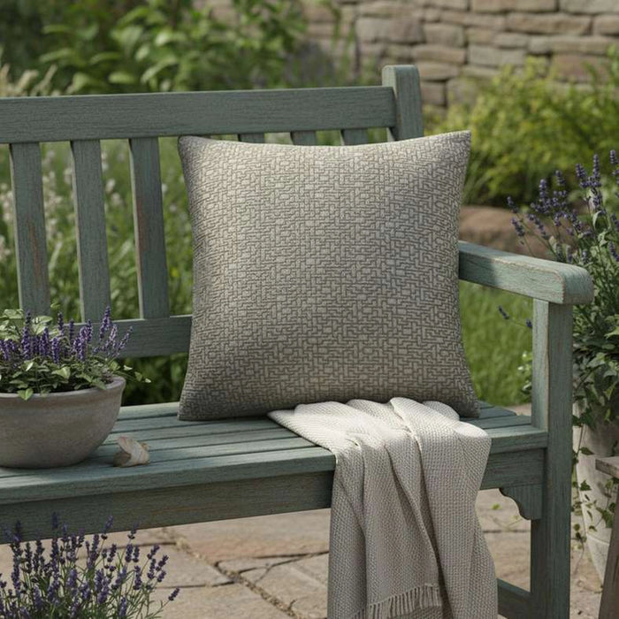 Sunset Maze Indoor / Outdoor Filled Cushion 50X50 Cm-Beige