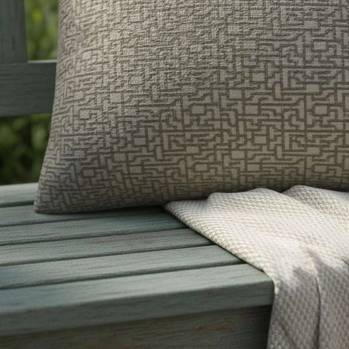 Sunset Maze Indoor / Outdoor Filled Cushion 50X50 Cm-Beige