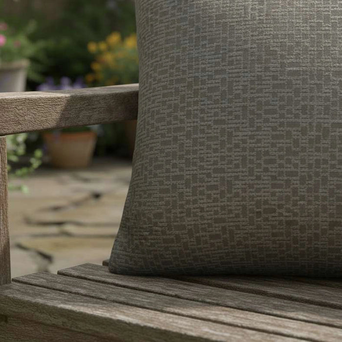 Sunset Maze Indoor / Outdoor Filled Cushion 50X50 Cm-Grey