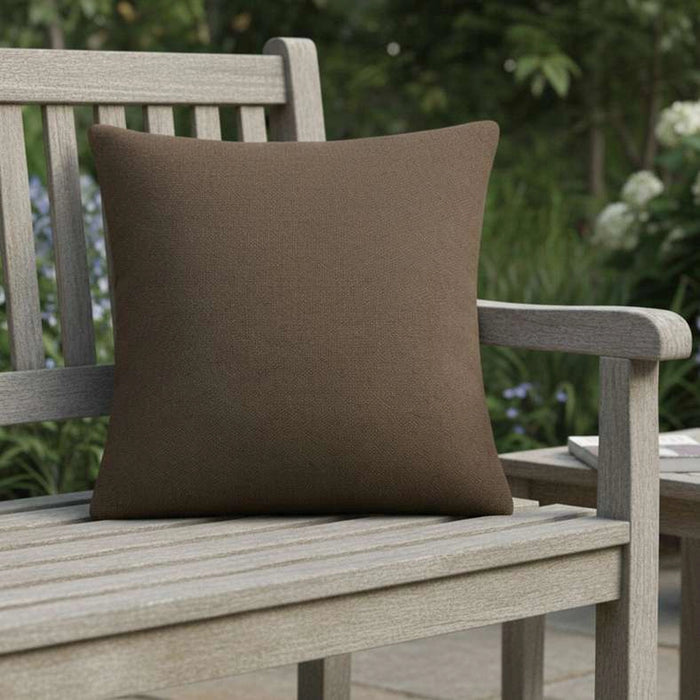 Sunset Textured Indoor / Outdoor Filled Cushion 50X50 Cm- Brown