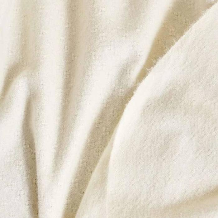 Super Soft Dobby Fringed Throw 130X170Cm - Ivory