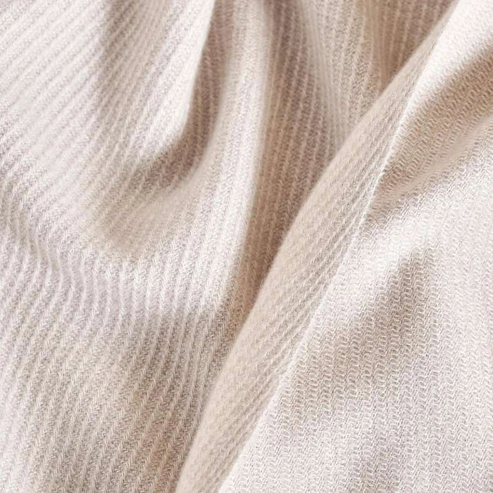 Super Soft Twill Fringed Throw 130X170Cm - Linen