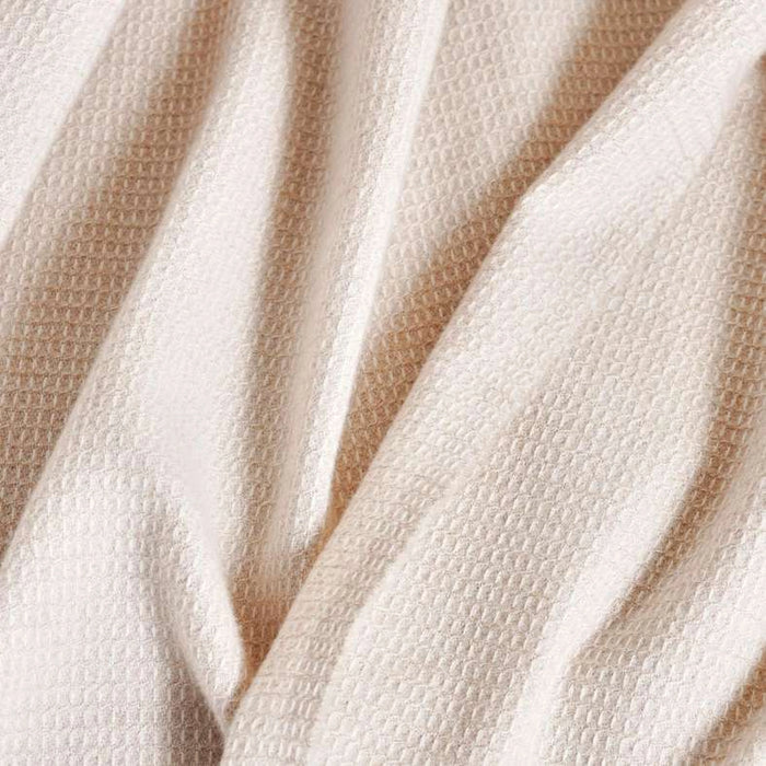 Super Soft Waffle Fringed Throw 130X170Cm - Taupe
