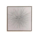 Supernova Framed Canvas Art 100X100cm - Silver Pan Home