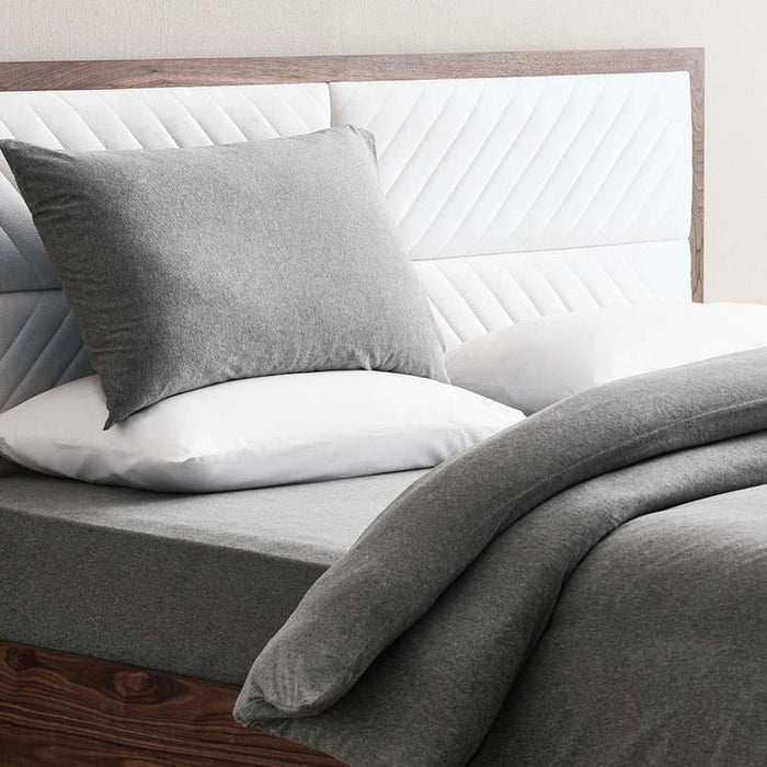 Supersoft Heather Jersey 2-Piece Full Duvet Cover Set 160X200Cm - Grey