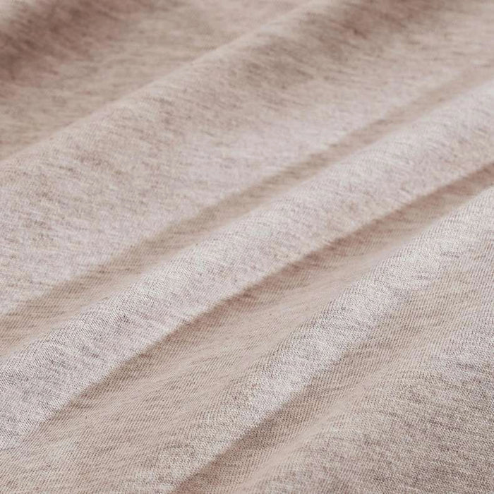 Supersoft Heather Jersey 3-Piece King Duvet Cover Set 230X220Cm - Beige
