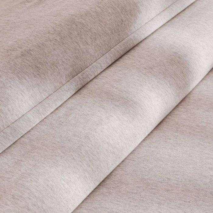 Supersoft Heather Jersey 3-Piece King Duvet Cover Set 230X220Cm - Beige