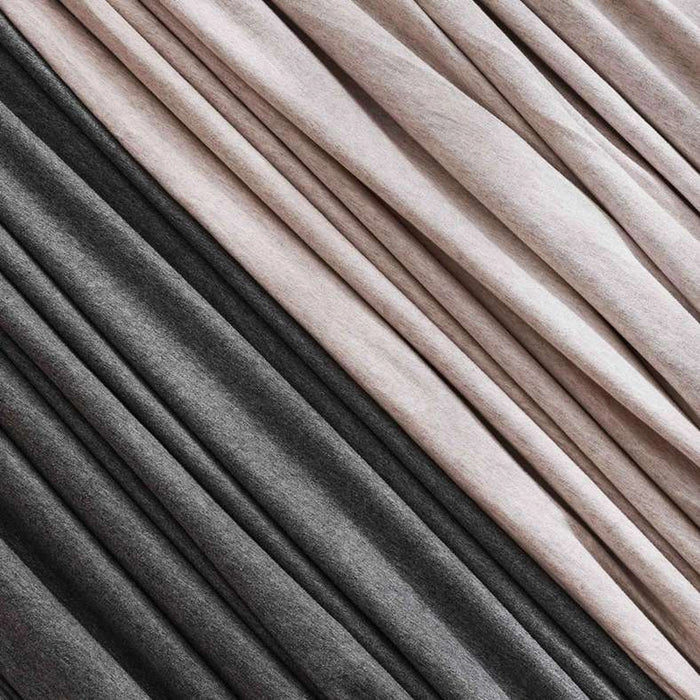 Supersoft Heather Jersey 3-Piece King Duvet Cover Set 230X220Cm - Grey
