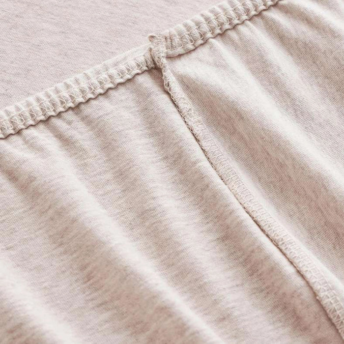 Supersoft Heather Jersey Full Fitted Sheet 120X200+33Cm - Beige