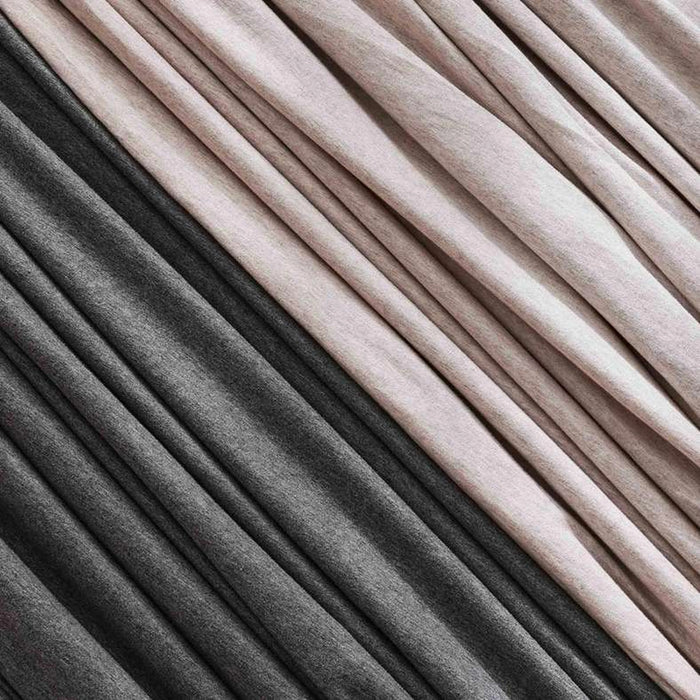 Supersoft Heather Jersey Full Fitted Sheet 120X200+33Cm - Beige