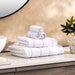 Supersoft Stripe Microcotton 550 Gsm 4-Piece Fingertip Towel - Grey Pan Home