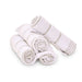 Supersoft Stripe Microcotton 550 Gsm 4-Piece Fingertip Towel - Grey Pan Home