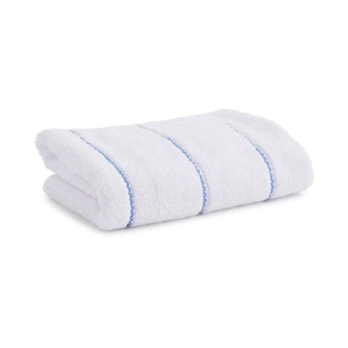 Supersoft Stripe Microcotton 550 Gsm Hand Towel -Blue Pan Home