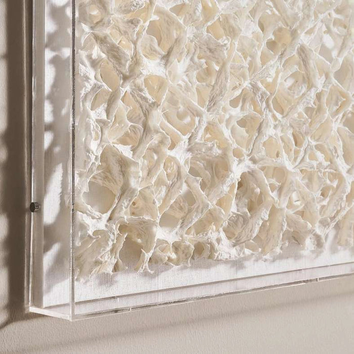 Suppostition Handmade Shadow Box 80X80Cm - Off White
