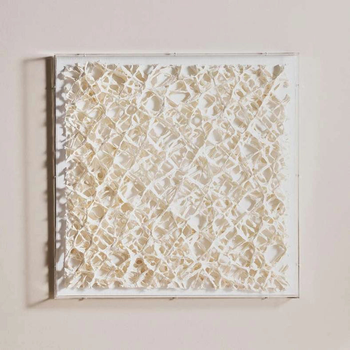 Suppostition Handmade Shadow Box 80X80Cm - Off White