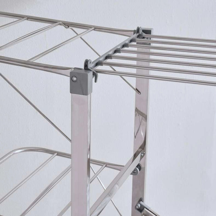 Suzanne Foldable Cloth Dryer With 25M Drying Space 186X56X112Cm - Grey