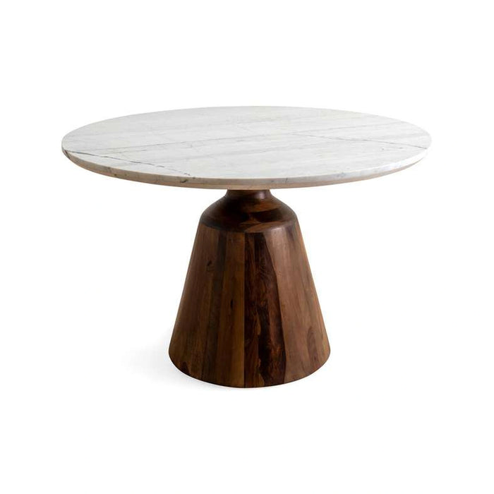 Swifton 4 Seater Dining Table- White Brown
