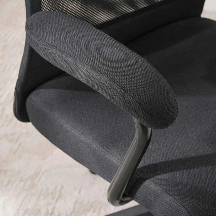 Sylphy Office High Back Chair Mesh And Fabric - Black Pan Home