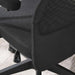 Sylphy Office High Back Chair Mesh And Fabric - Black Pan Home
