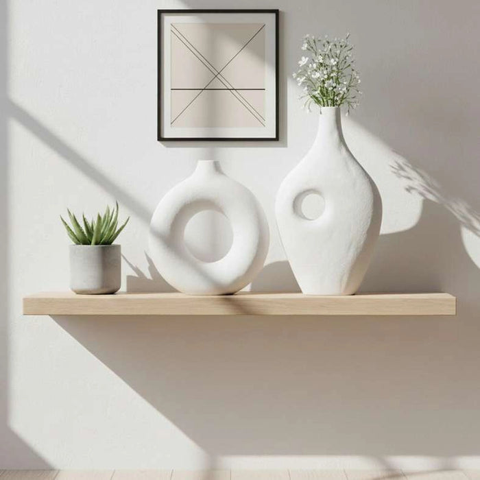 Sylvan Fibre Glass Vase 18X47X53Cm - White