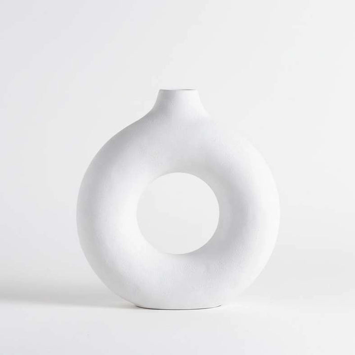 Sylvan Fibre Glass Vase 18X47X53Cm - White