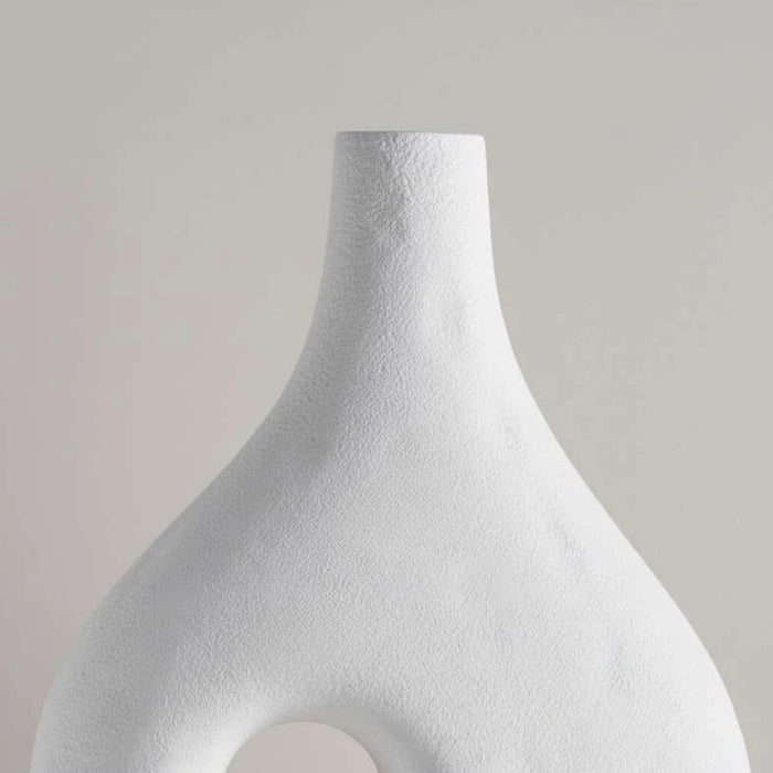 Sylvan Fibre Glass Vase 20X40X71Cm - White